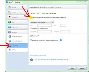 Skype P2P option